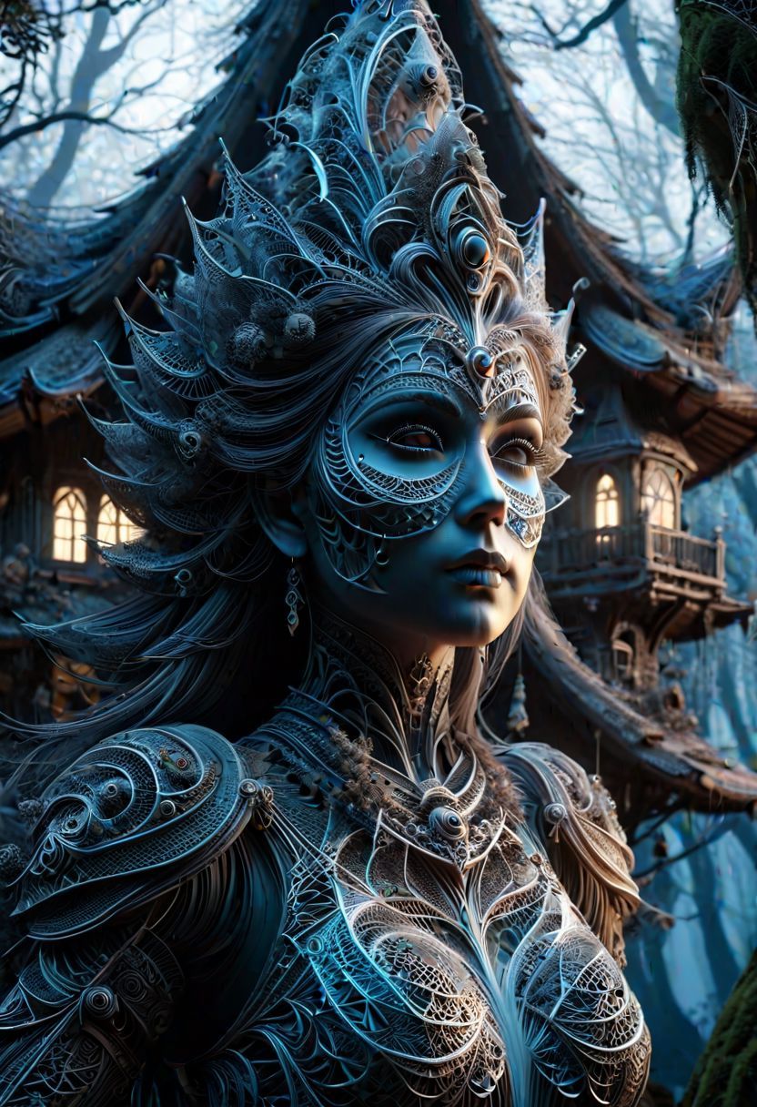 The forest hut fractal geometry version