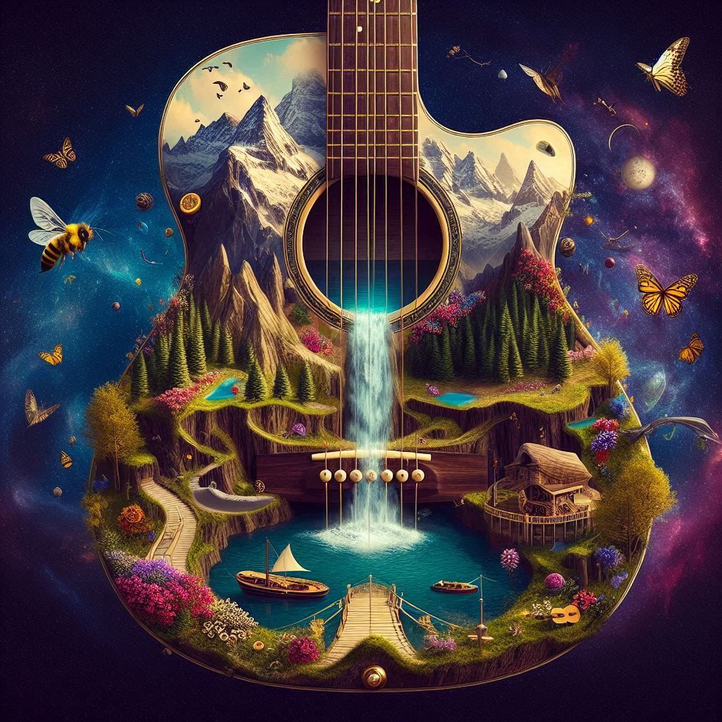 Surreal guitar