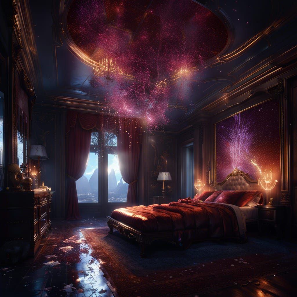 Magic Lighting Bedroom  by @Chi3_JP