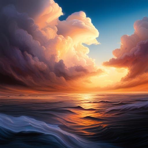 Sky and ocean