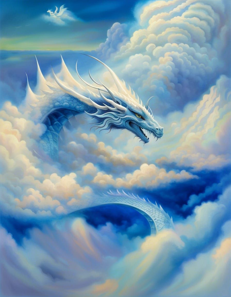 The Dragon Cloud Form  by @lizardly 