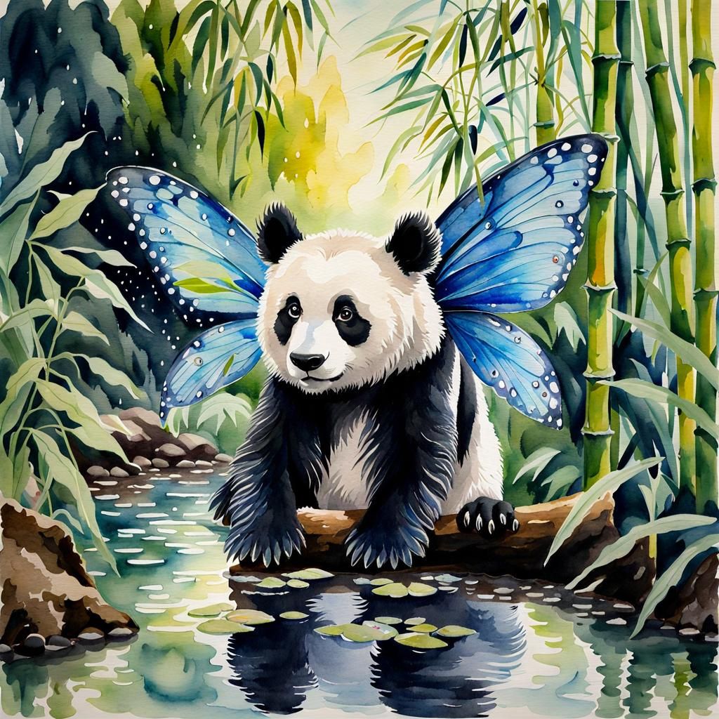 Jungle fairy…a panda!