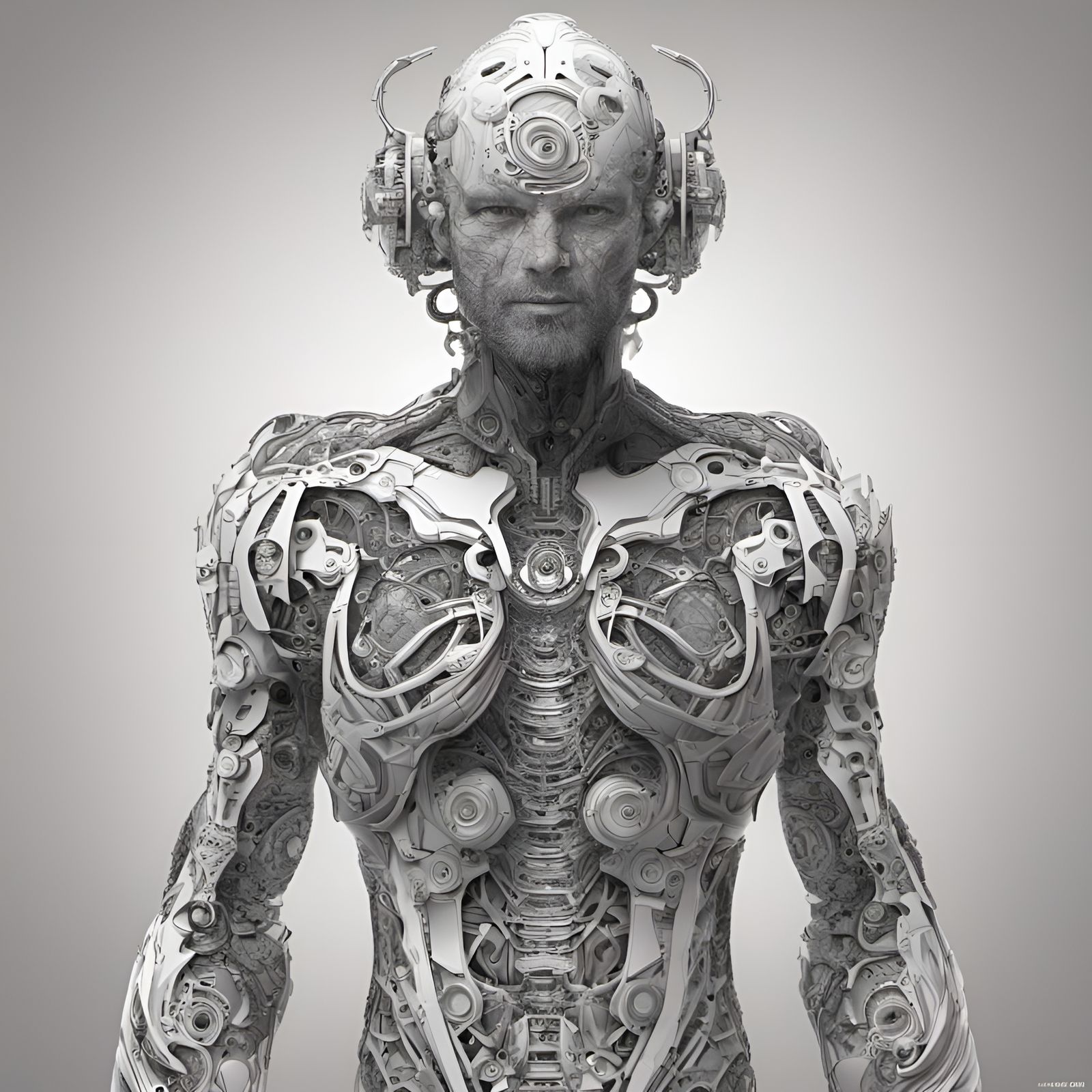 The Cyborg - AI Generated Artwork - NightCafe Creator