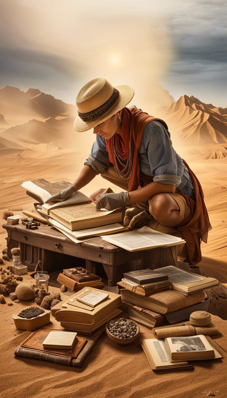 Dr. Louise Renoir, Archeologist and Cultural Anthropologist  by @Lady Bun Bunneh