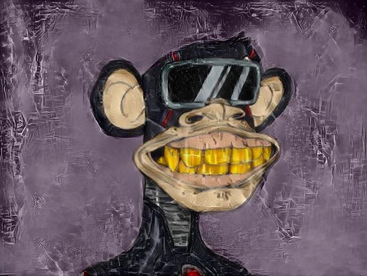 undercover Ai robot NFT in the meta verse