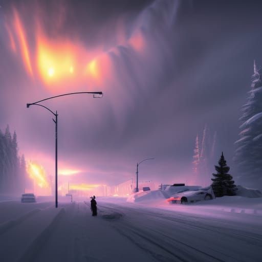 Chromalithography: Aesthetic snow apocalypse:The blizzard that ...