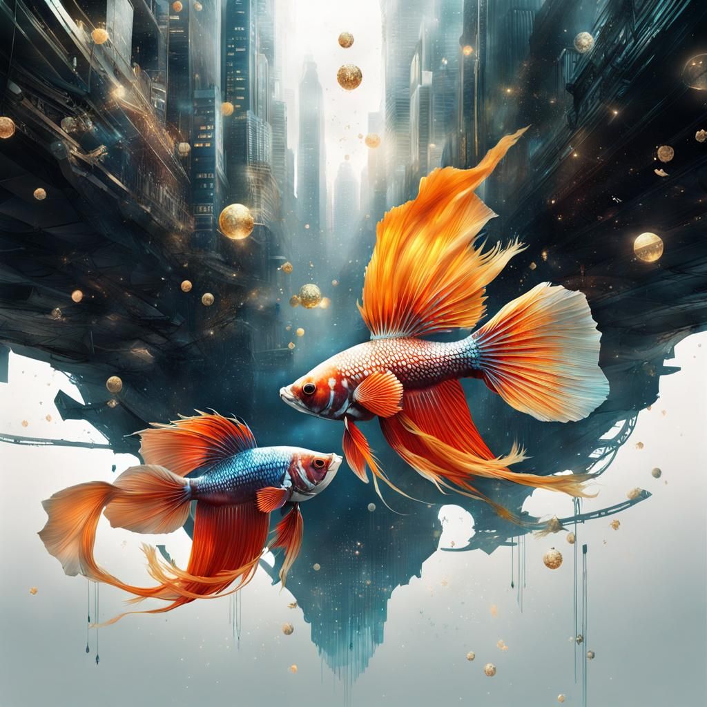 Splash City AI Generated Artwork NightCafe Creator