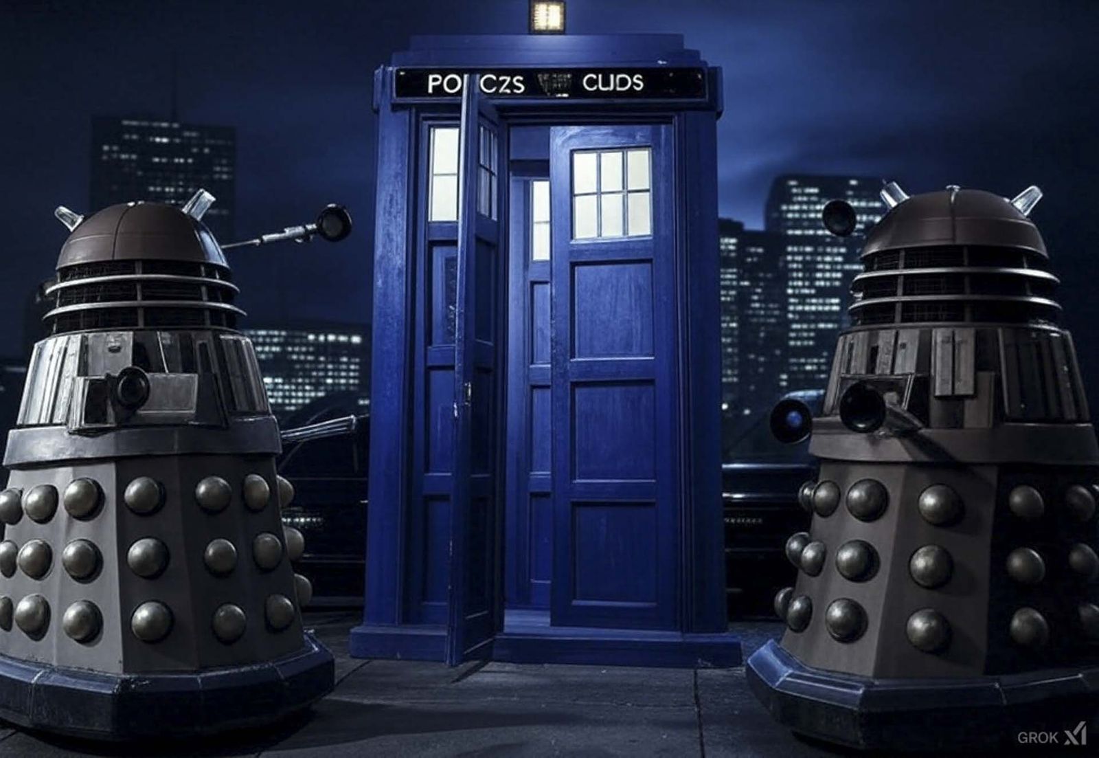 Interdimensional TARDIS Trap for Daleks