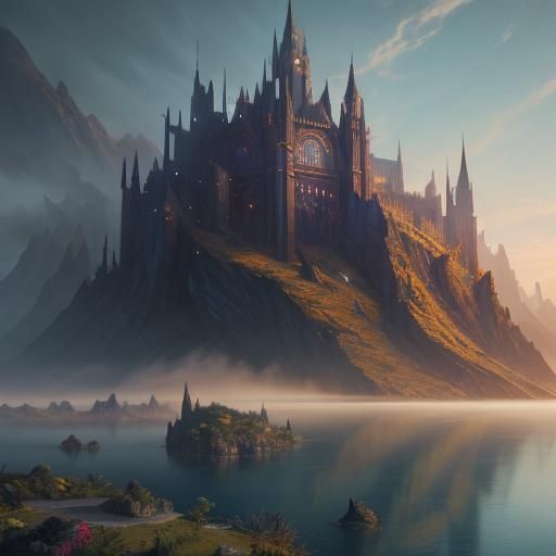 Fantastical Deep Color Concept Art in 8k