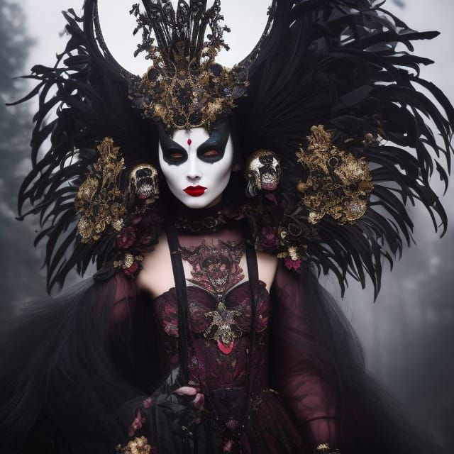 Explosive Masked Girl: A Dark Fairytale Goddess