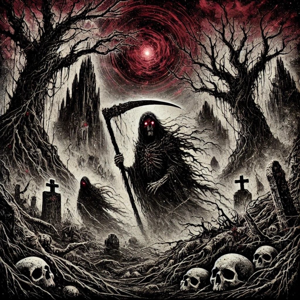 "Graveborn Shadows of the Eternal Night"