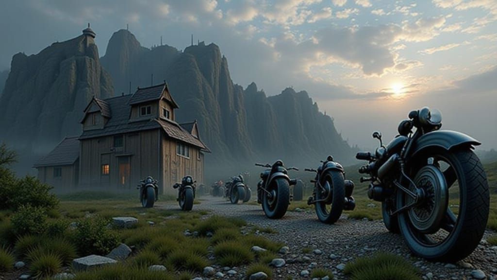 <lora:Flux Motorcycle:1.0>landscape