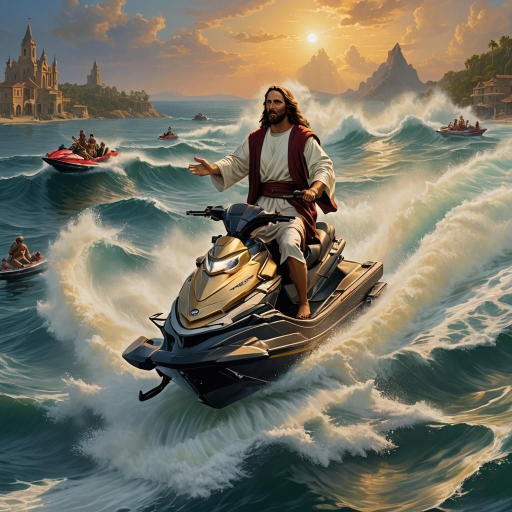Jesus on a Jetski