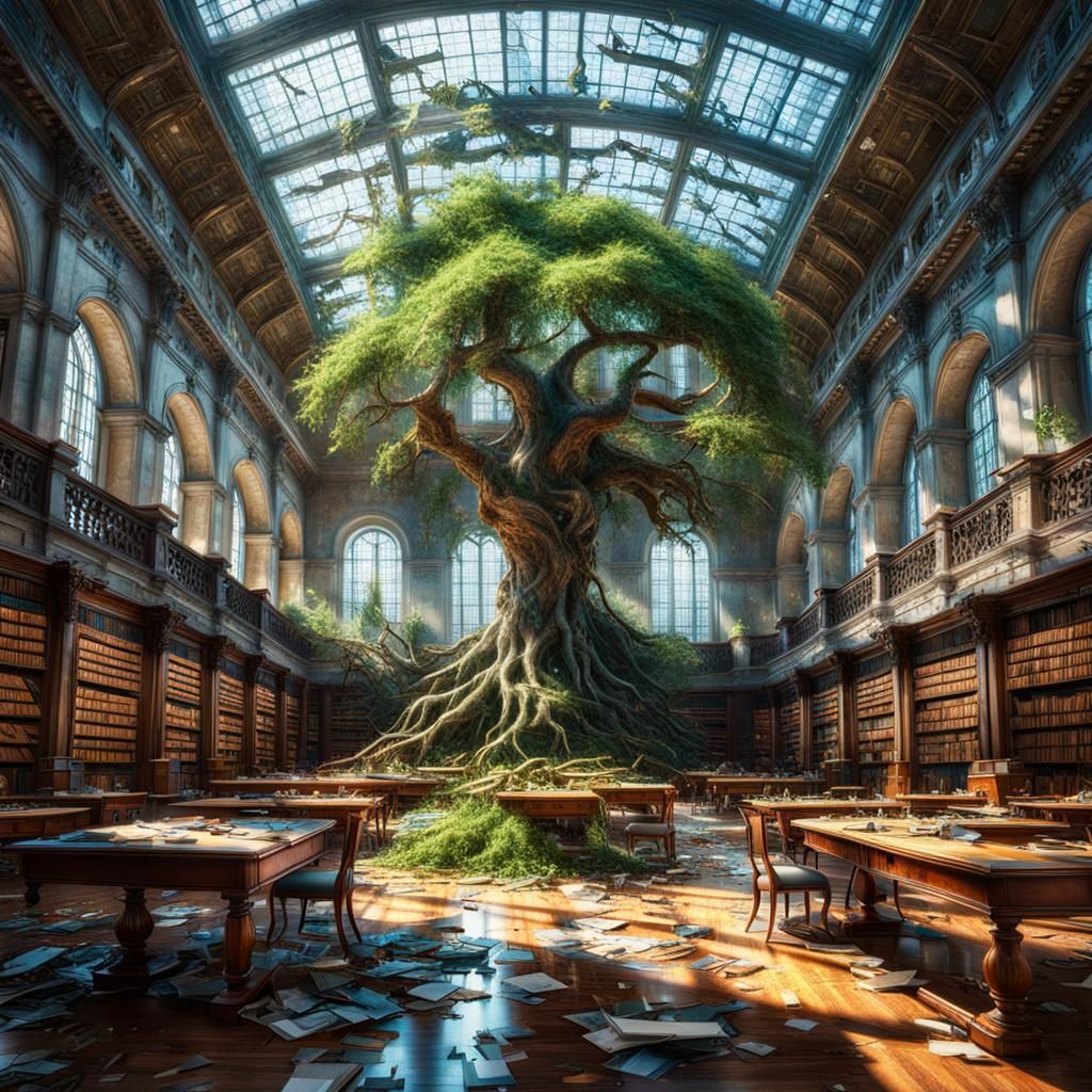 Abandoned University Library