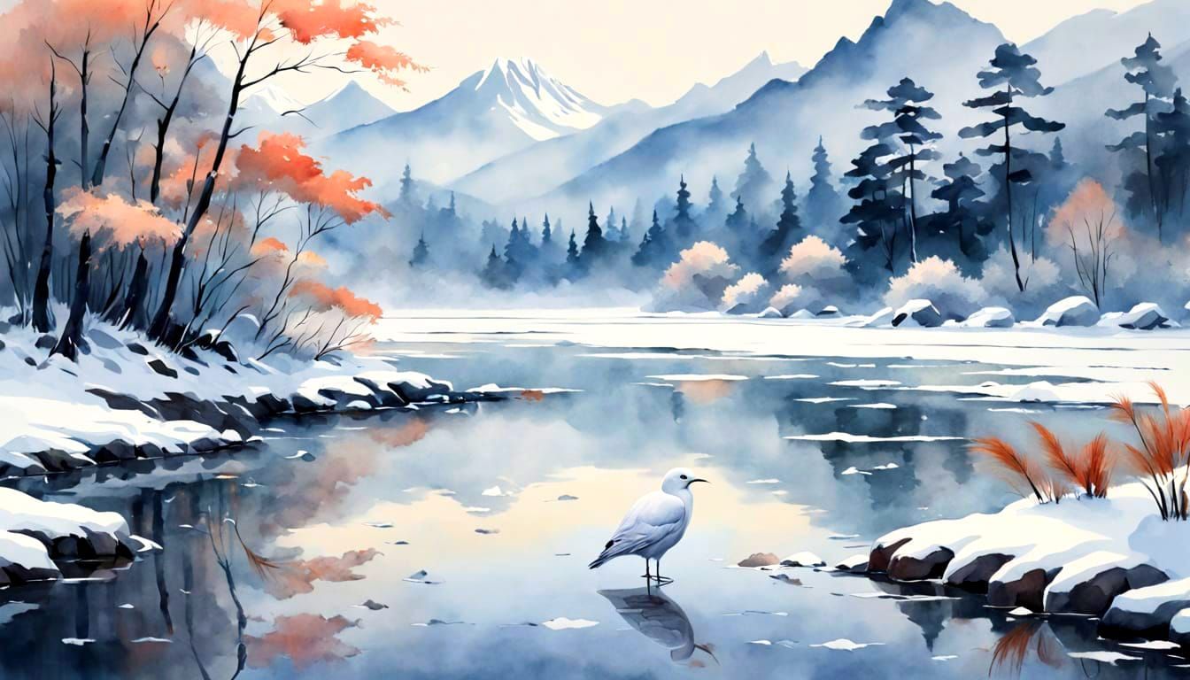 Silence and Snow  by @Mister