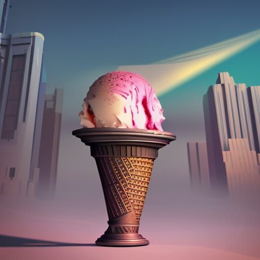 I wish I had some ice cream AI Generated Artwork NightCafe Creator