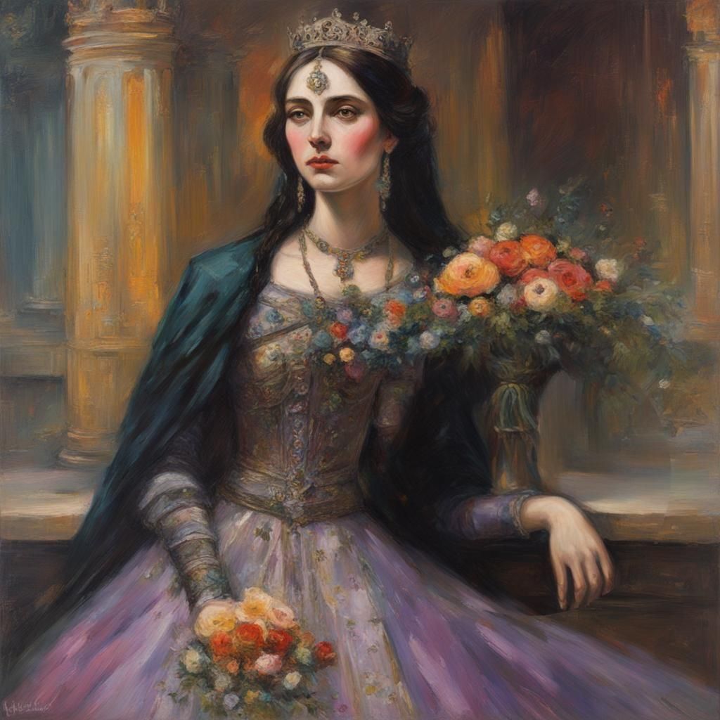 Margaret ___ a portrait in oil
