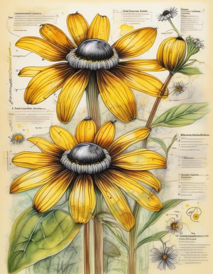 Black-Eyed Susan, Maryland's state flower  by @Xerraire