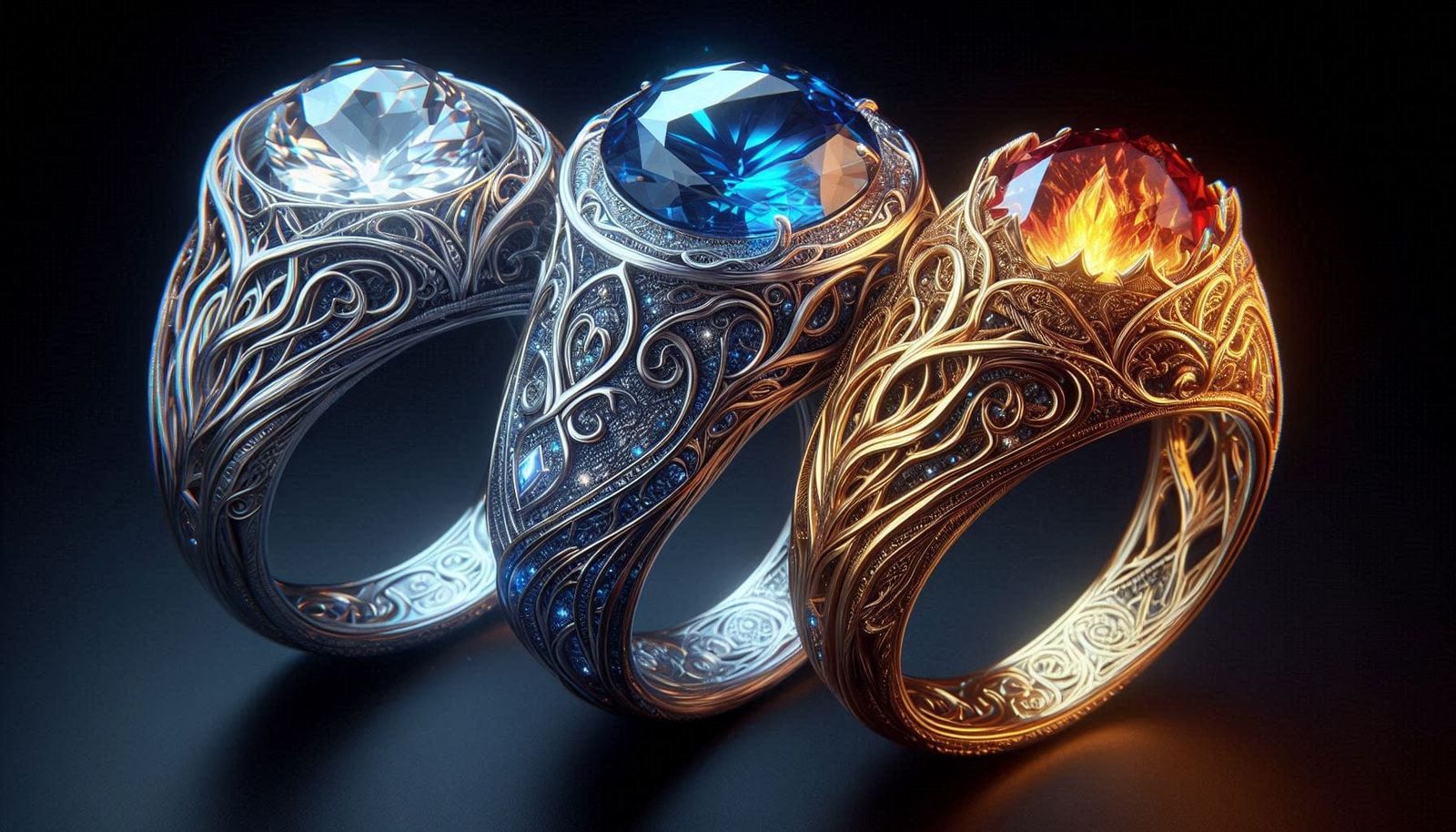 The Three Elven Rings