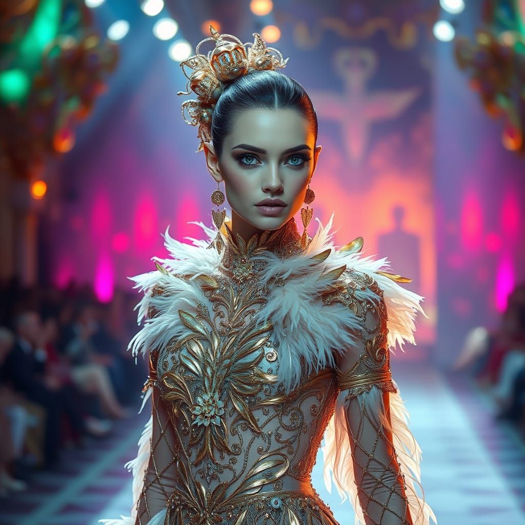 Runway Flair  by @JokeStirrer