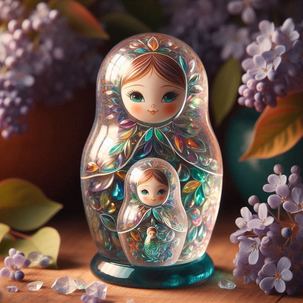 Nesting doll in a nesting doll.