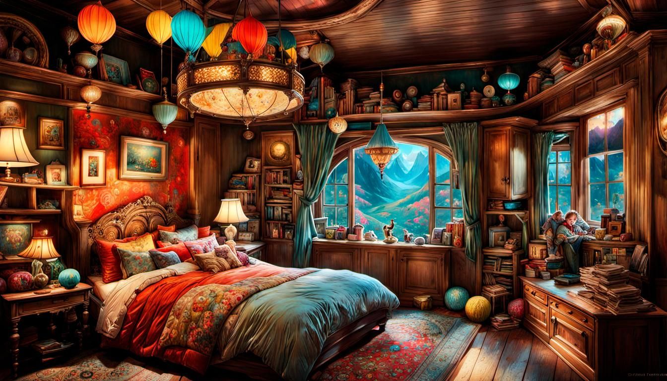 “Home with childhood playing”. A breathtaking masterpiece fa...