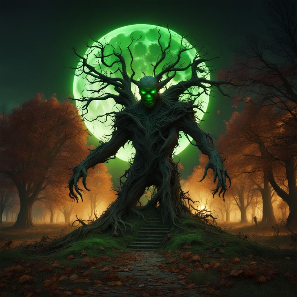 The Wicked Tree - Ai Generated Artwork - Nightcafe Creator