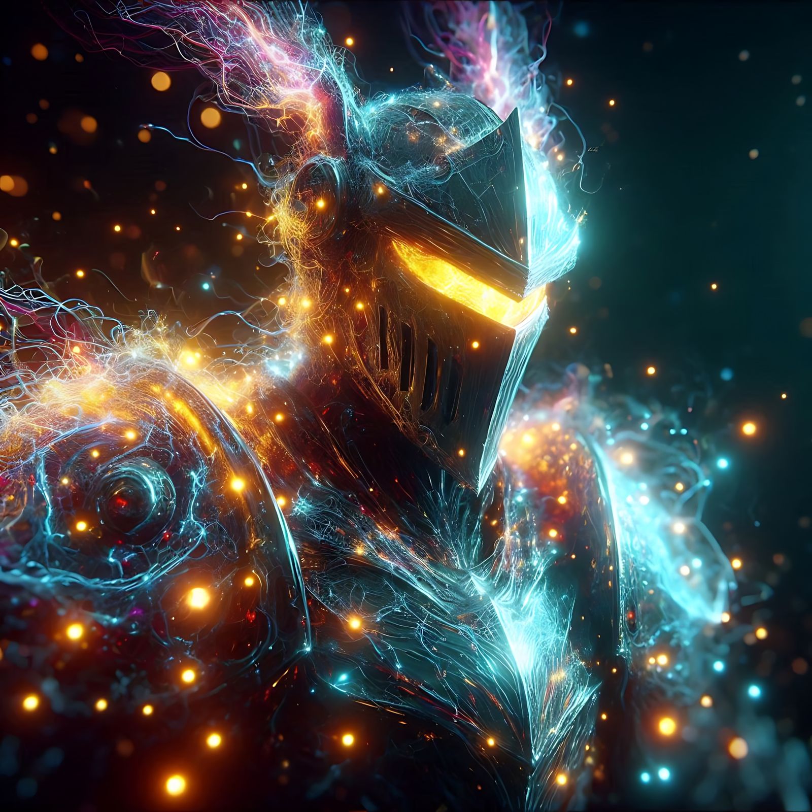 A crackling knight (Uploaded)