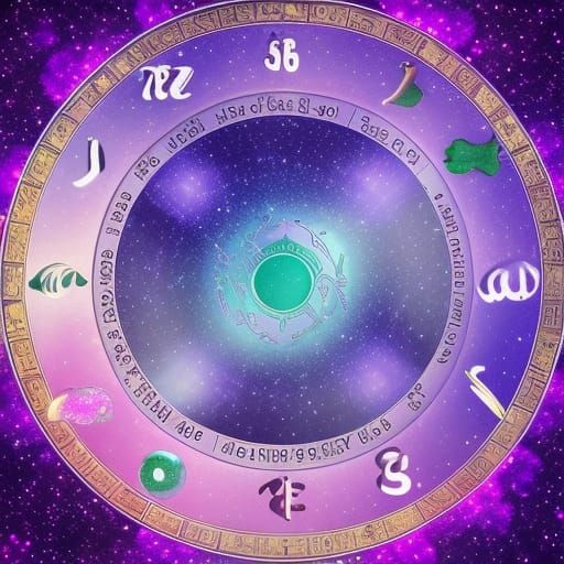 All Zodiac signs, purple lucky AI Generated Artwork NightCafe Creator