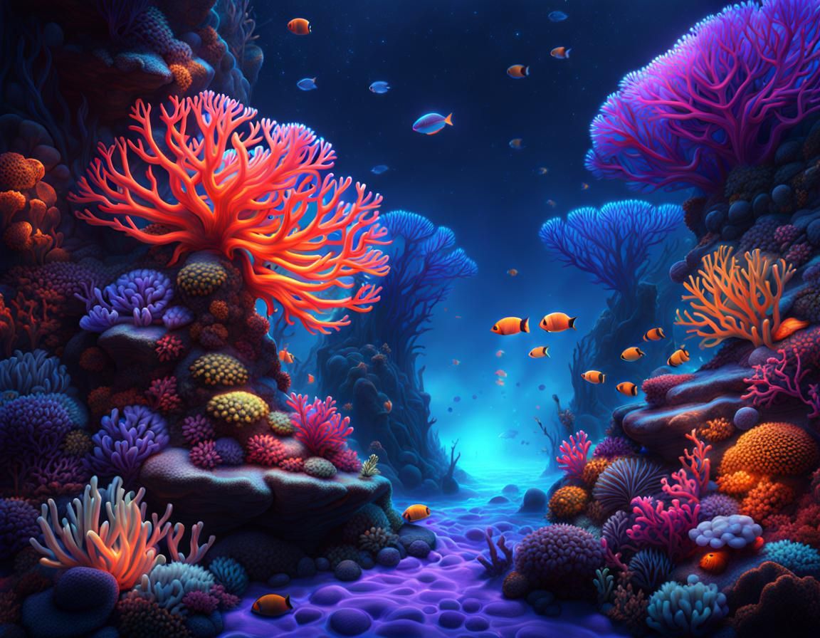 Coral reef - AI Generated Artwork - NightCafe Creator