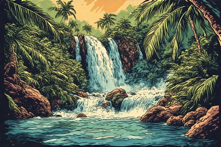 Tropical waterfalls (4)