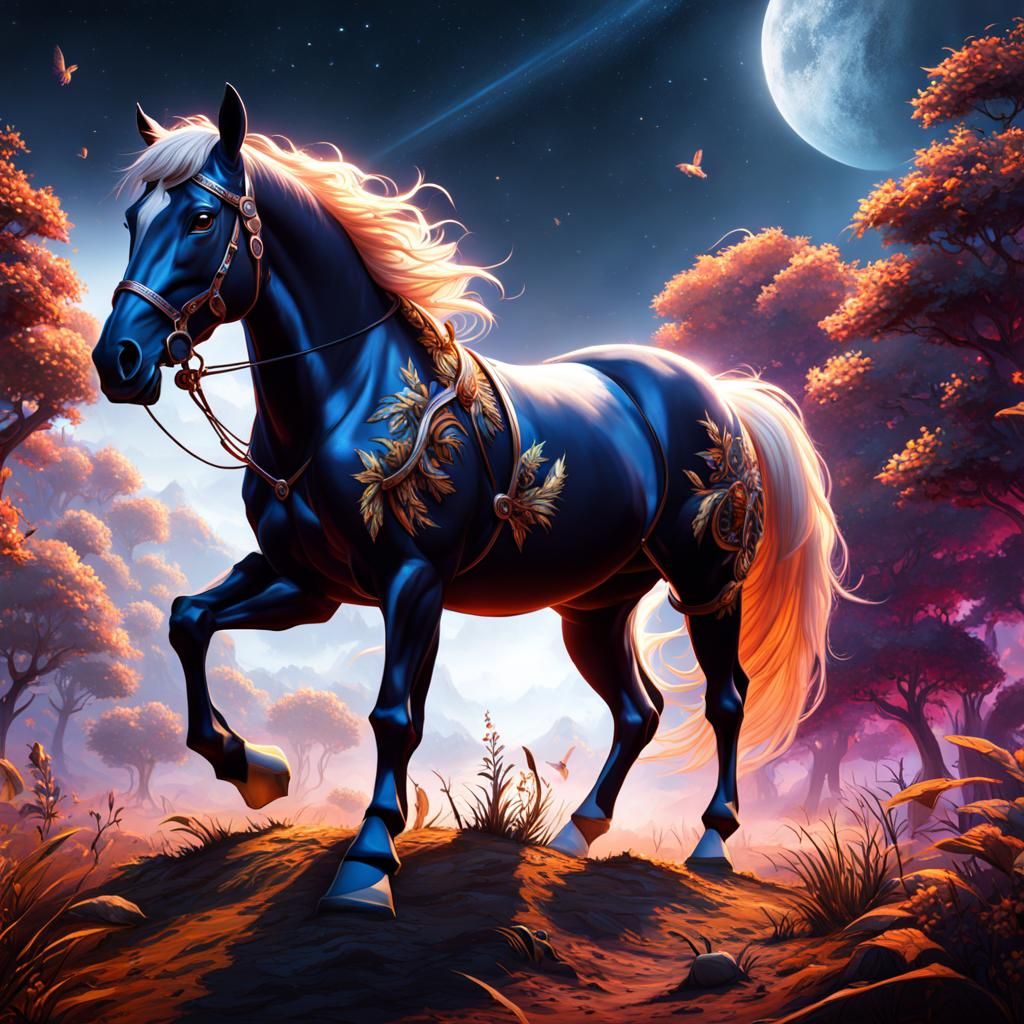 A Horse - AI Generated Artwork - NightCafe Creator