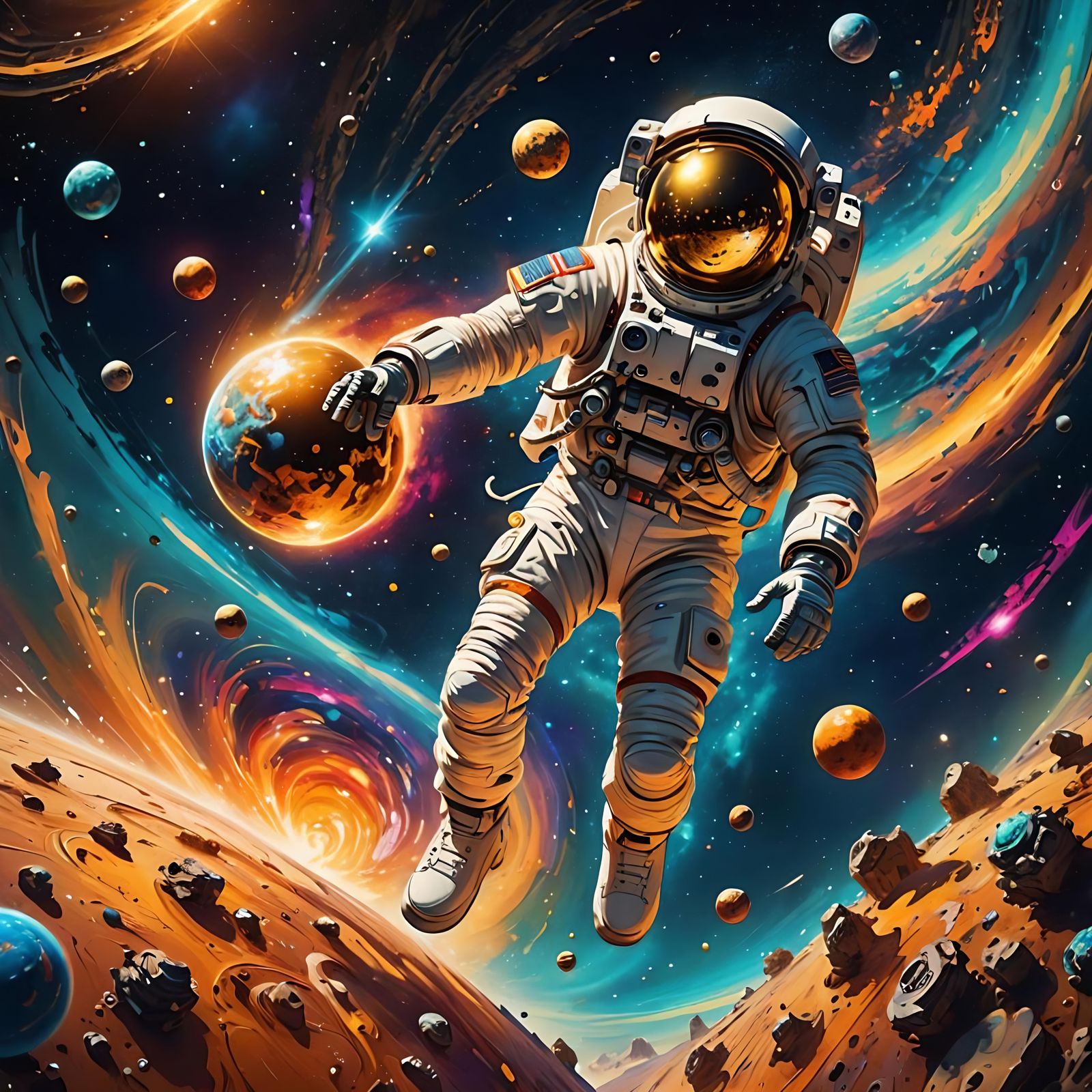 Careening through the universe it’s axis on a tilt