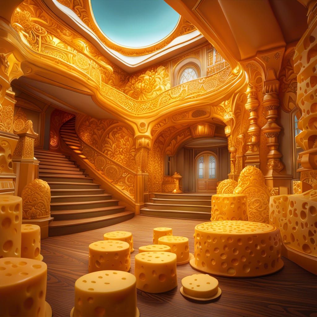 Cheese house AI Generated Artwork NightCafe Creator