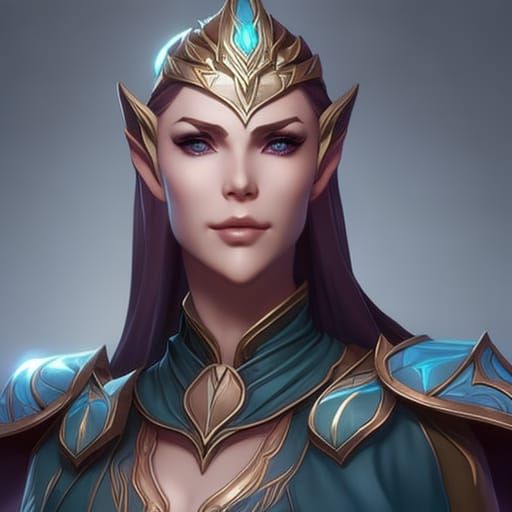 Half Elf Cleric - AI Generated Artwork - NightCafe Creator