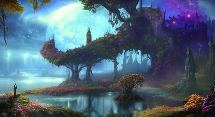 Fantasy Worlds - AI Generated Artwork - NightCafe Creator