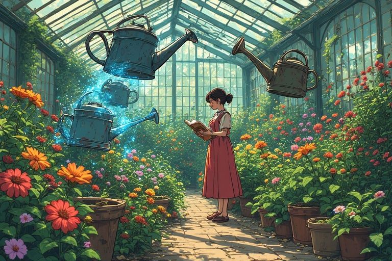 Just water my flowers while I study