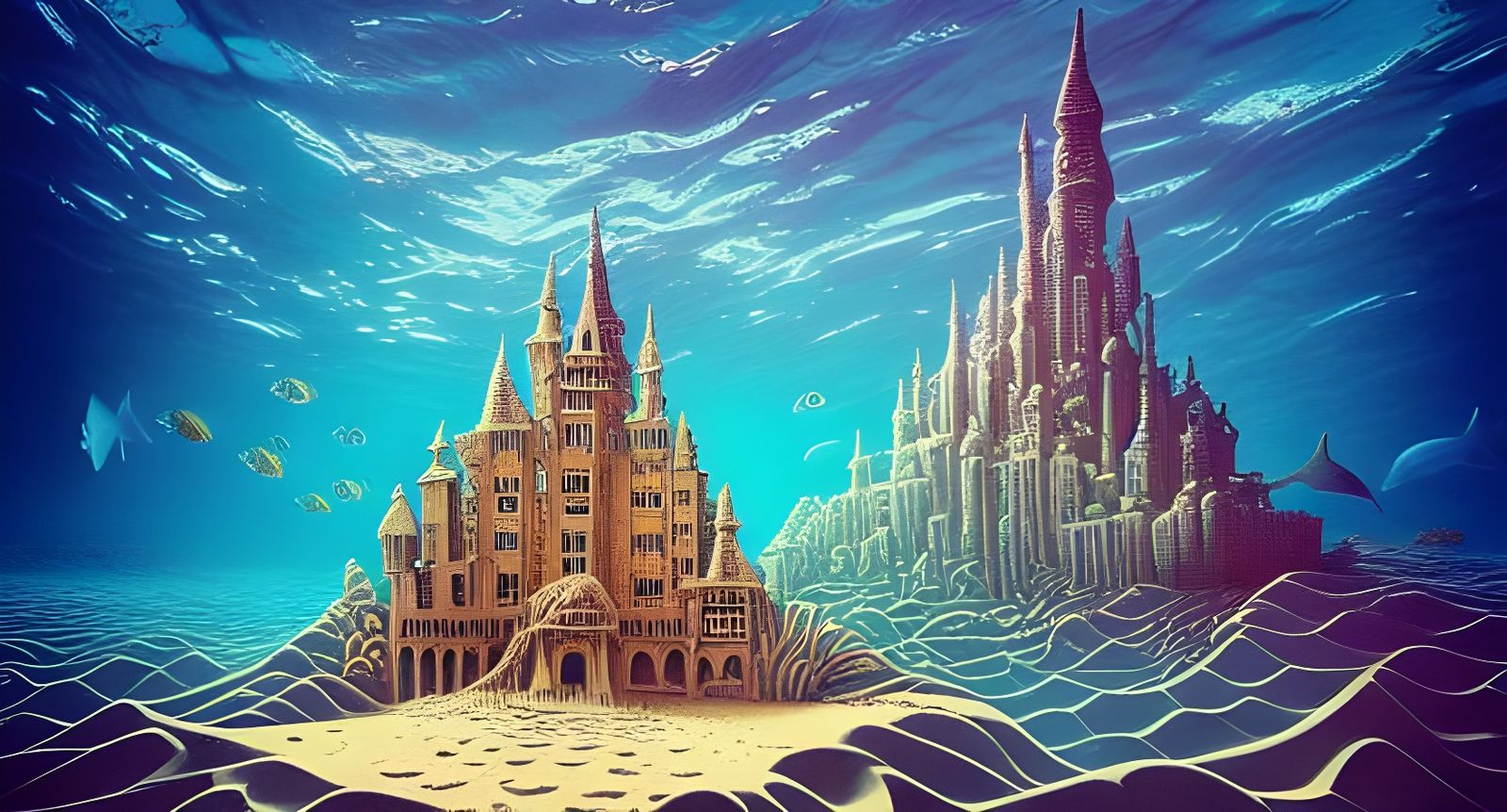 Underwater Sandcastle  undefined