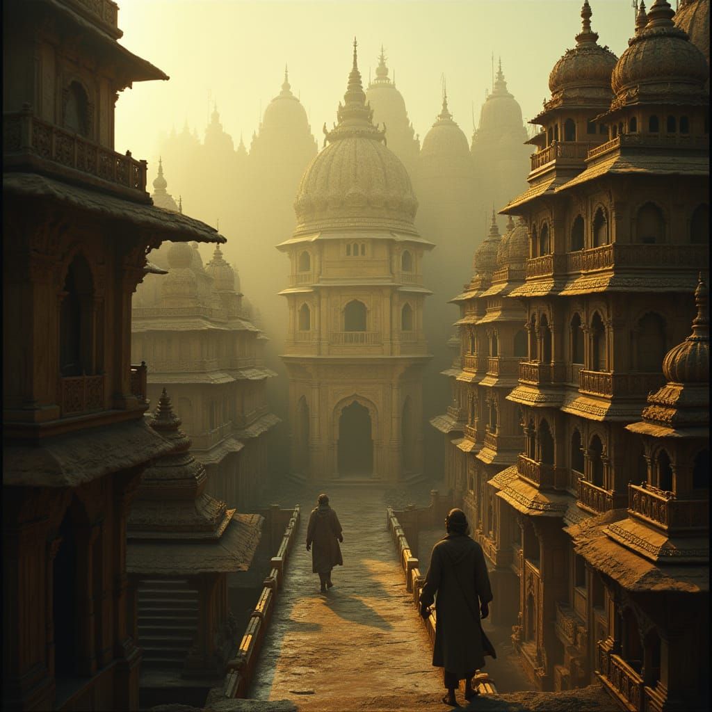 i mysterious old city of india that all are made of gold all building and that name is Dwarka  