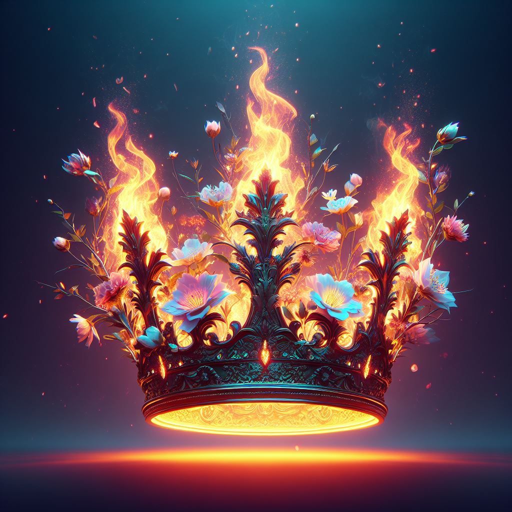 Nanashi Ichigo's Flaming Crown