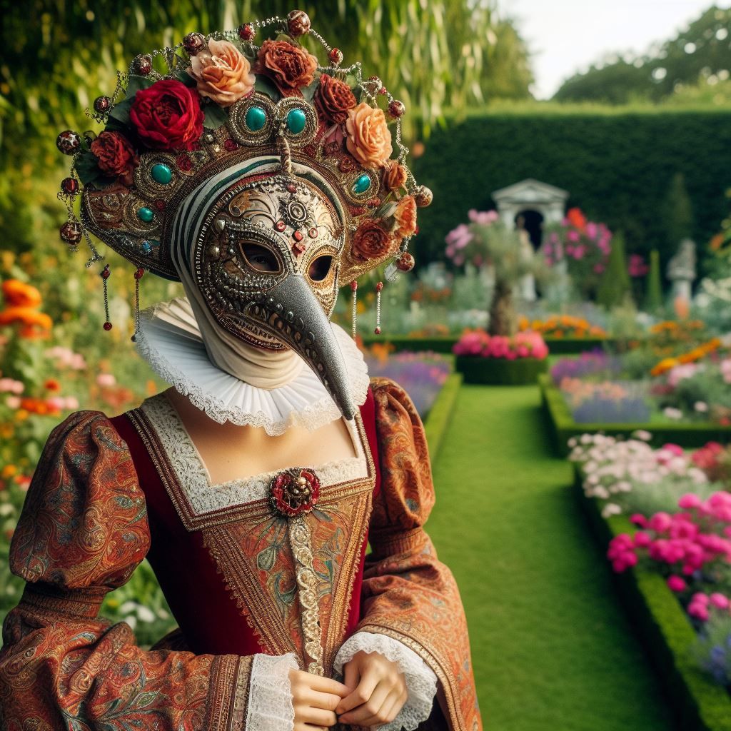 Fancy lady plauge mask