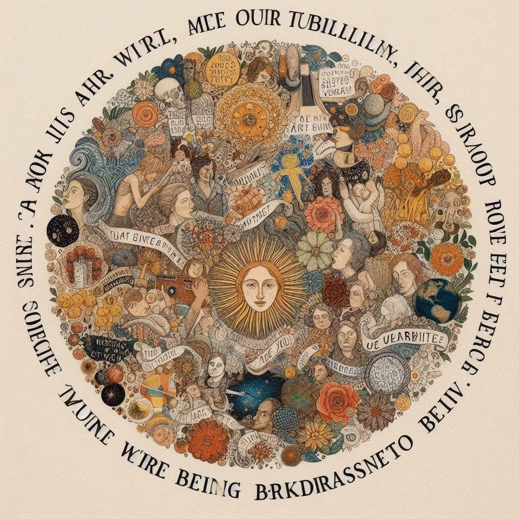 On a quiet day, I can hear breathing. With our art, our music, our literature, our stubbornness, our joy, our brilliance...