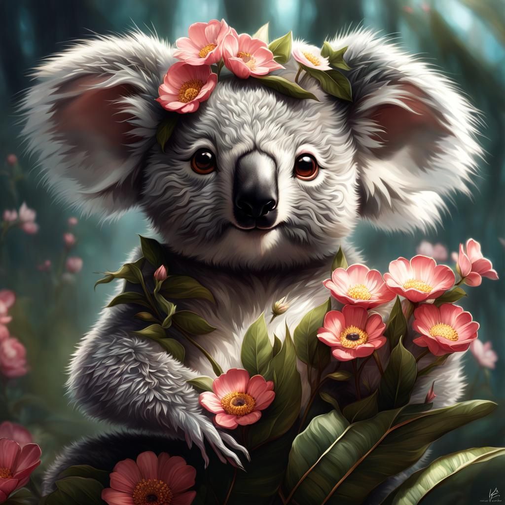 Miss koala - AI Generated Artwork - NightCafe Creator