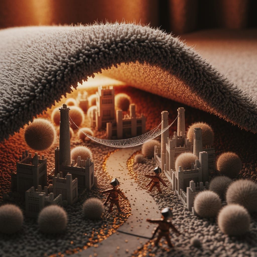 The under carpet lost city  by @NUAT