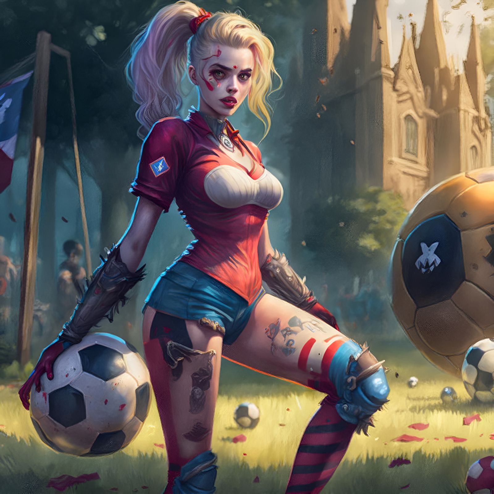 Soccer Quinn Protects Her Shin