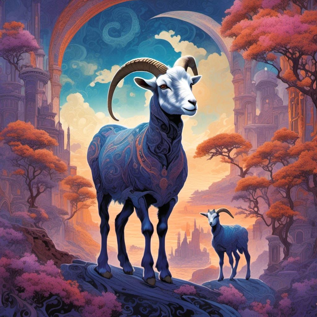 A paisley baby goat <lora:Paisley Powers:1.0> 