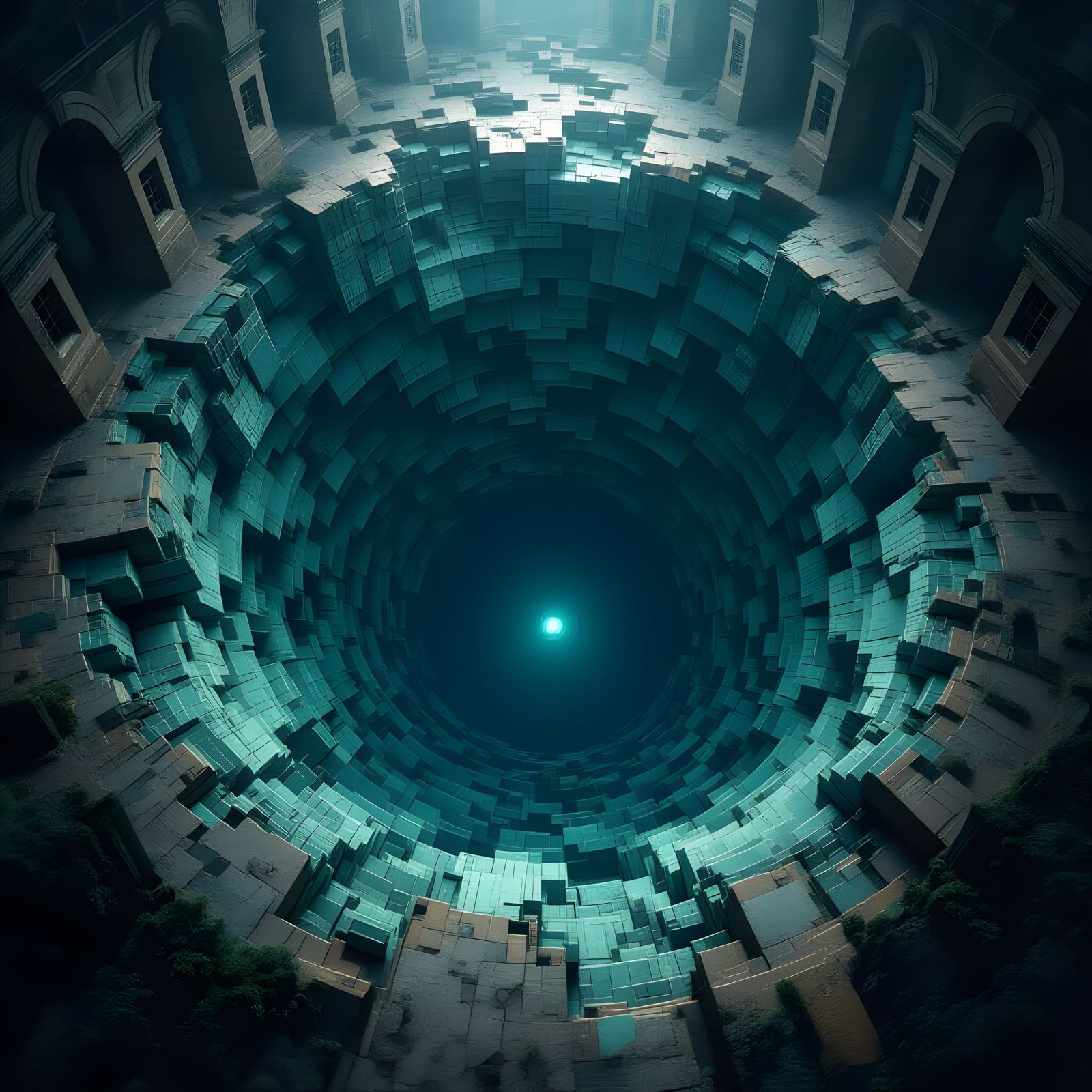 Minimalist Black Square Abstract Image