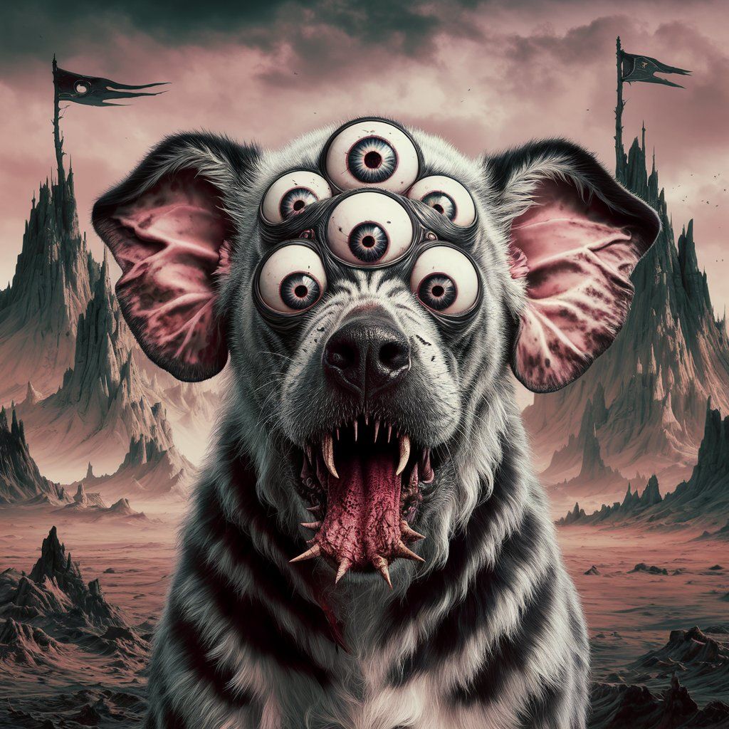 The six-eyed Elephandog