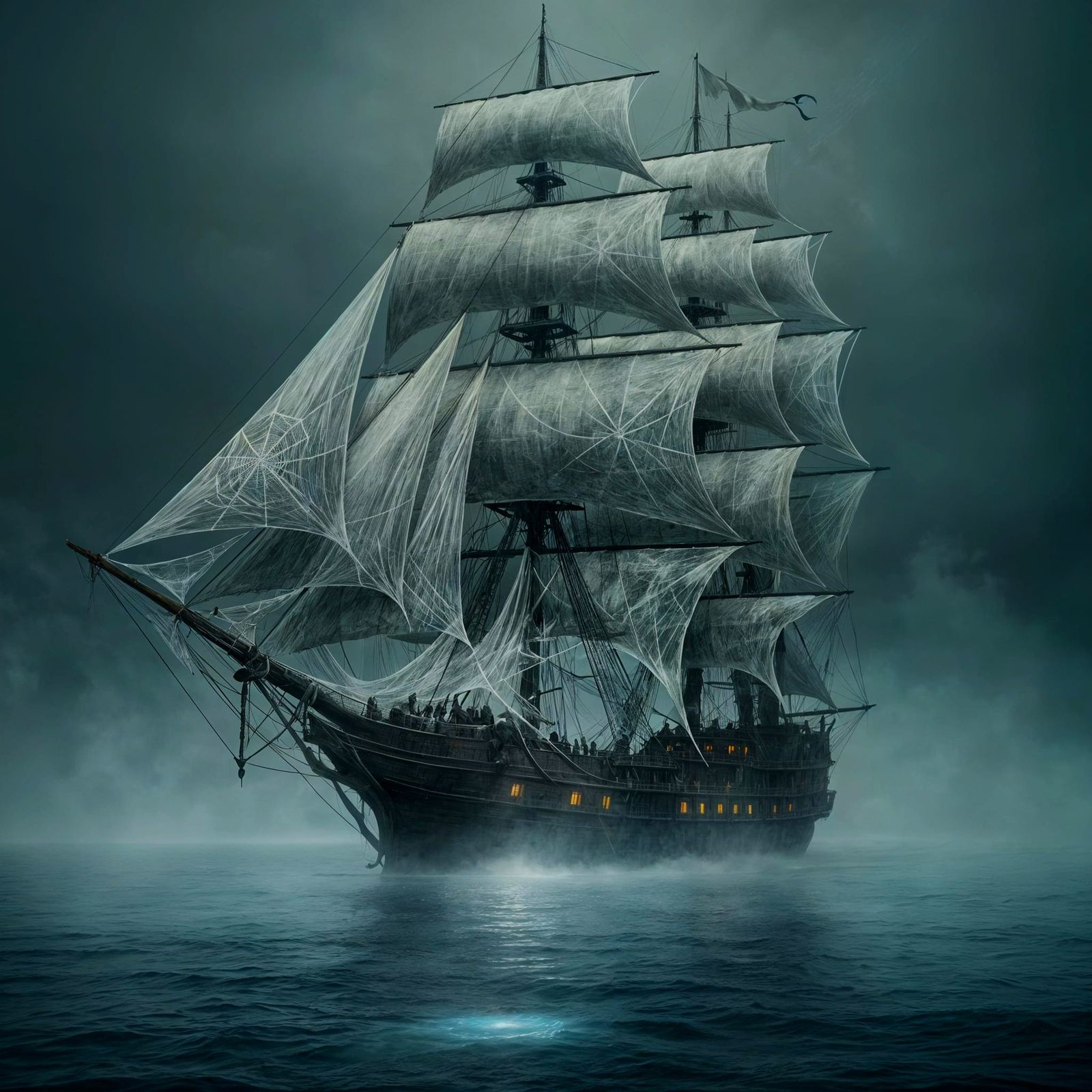 Ghost ship  by @EliArt