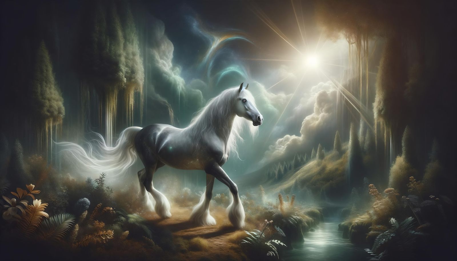 DND Series : Legendary Horse - AI Generated Artwork - NightCafe Creator